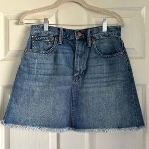 Madewell Denim Mini Skirt